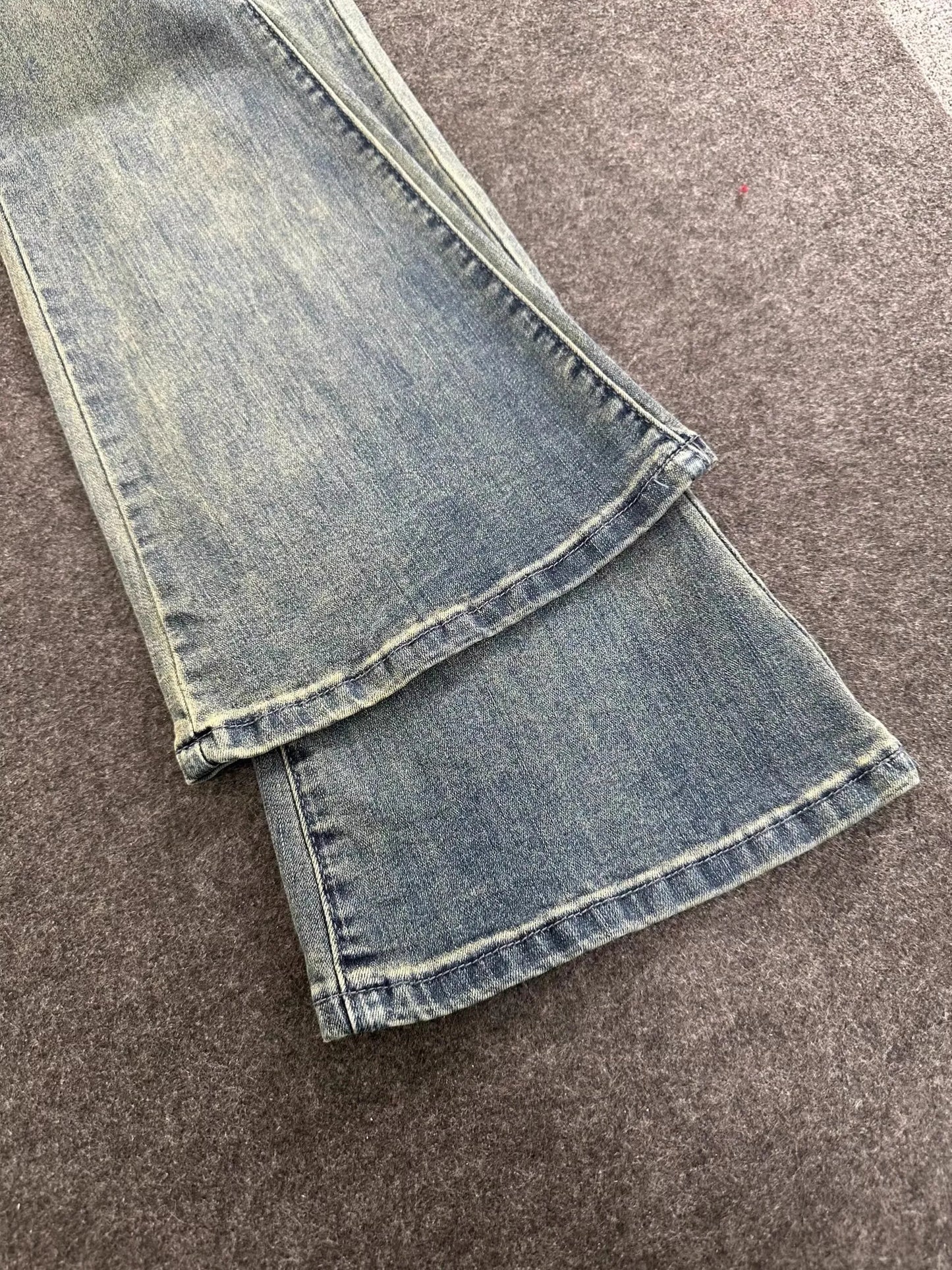 Western Spirit Medium / Light-Washed High-Rise Flared Jeans
